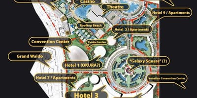 Galaxy Macau etaj hartă