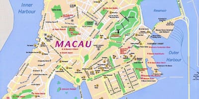 Macau Macau arată hartă