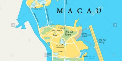 Macao China hartă