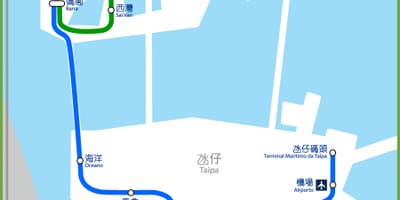 Macao mtr hartă