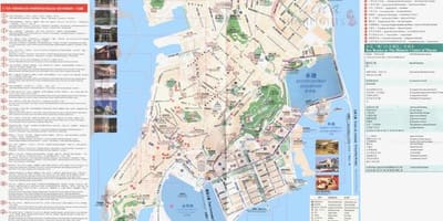 Macao publice de autobuz rute de transport hartă