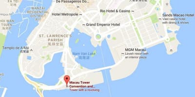 Harta Macau tower
