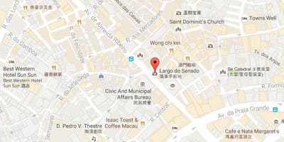 Harta senado square, Macau